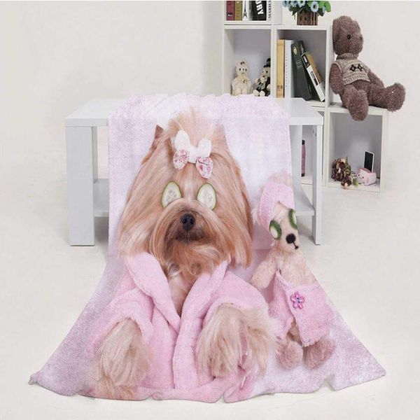 yorkie dog and friend at the beauty salon dog,throw blanket soft fuzzy microfiber sofa couch blanket pets 30''x40''(wxl)
yorkie dog and friend at the beauty salon dog,throw blanket soft fuzzy microfiber sofa couch blanket pets 30''x40''(wxl)