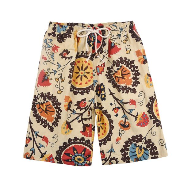 2021 soccer shorts summer style cotton and linen printed big pants beach men's loose ddd1111, Black;red
2021 soccer shorts summer style cotton and linen printed big pants beach men's loose ddd1111, Black;red