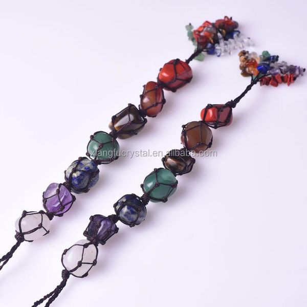 interior decorations 7 chakra tumbled gemstone car accessories spiritual meditation window hanging ornament
interior decorations 7 chakra tumbled gemstone car accessories spiritual meditation window hanging ornament