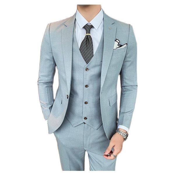 men's suits & blazers mens plaid 3 piece blue purple tuxedo slim fit windowpane tux for wedding groom prom trendy young men party date, White;black
men's suits & blazers mens plaid 3 piece blue purple tuxedo slim fit windowpane tux for wedding groom prom trendy young men party date, White;black