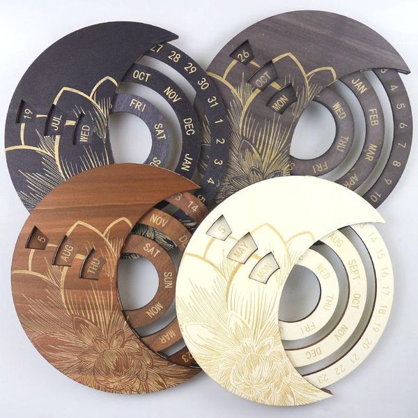 novelty items mmc wooden retro rotating wall hanging moon creative adjustable calendar for home, bedroom, office decoration
novelty items mmc wooden retro rotating wall hanging moon creative adjustable calendar for home, bedroom, office decoration