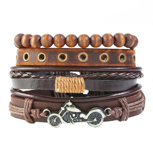 charm bracelets vintage bracelet jewelry wholesale real leather men set motorcycle wood bead and rope mesh up fashion, Golden;silver
charm bracelets vintage bracelet jewelry wholesale real leather men set motorcycle wood bead and rope mesh up fashion, Golden;silver