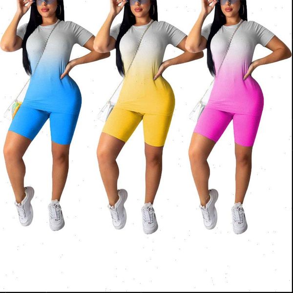 2pcs set fashion neon gradient womens tracksuits print t shirts crop shorts workout clothes tracksuit summer ladies casual 2, Gray
2pcs set fashion neon gradient womens tracksuits print t shirts crop shorts workout clothes tracksuit summer ladies casual 2, Gray
