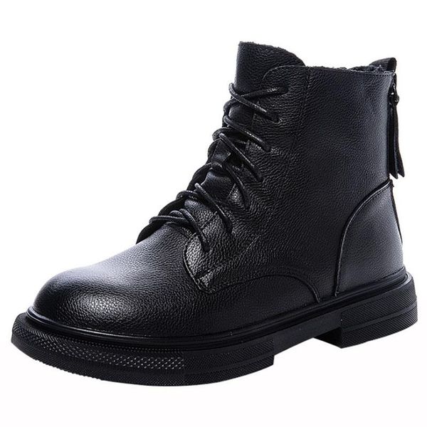 boots leather women 2021 style women's autumn and winter plush double zipper short, Black
boots leather women 2021 style women's autumn and winter plush double zipper short, Black