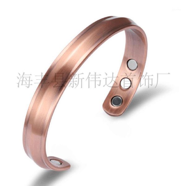 bangle rose gold bracelet magnet open red copper embossed couple unisx cross cuff1, Black
bangle rose gold bracelet magnet open red copper embossed couple unisx cross cuff1, Black