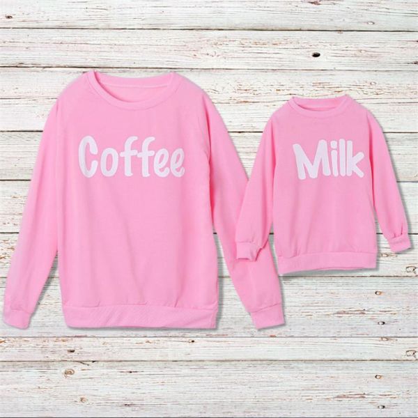 family matching outfits 2021 autumn casual loose coffee milk letter printed o neck hoodies sweatshirt hoody sets, Blue
family matching outfits 2021 autumn casual loose coffee milk letter printed o neck hoodies sweatshirt hoody sets, Blue