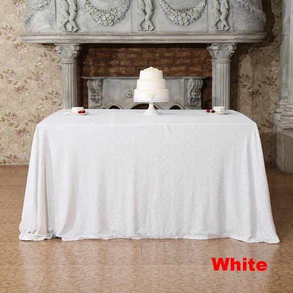 table cloth 72x72in/90x132in elegant sequin rectangular tablecloth -elegant whitesequin for wedding party christmas decoration
table cloth 72x72in/90x132in elegant sequin rectangular tablecloth -elegant whitesequin for wedding party christmas decoration