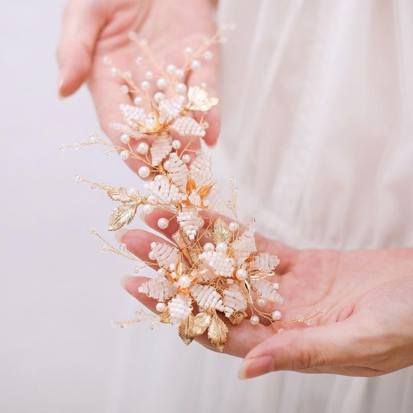 hair clips & barrettes bridal headdress comb handmade beaded accessories bride wedding ea, Golden;silver
hair clips & barrettes bridal headdress comb handmade beaded accessories bride wedding ea, Golden;silver