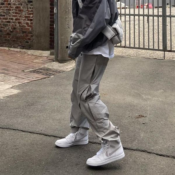 hip hop patchwork trousers side zipper gray black casual overalls mens vibe style oversized loose cargo pants
hip hop patchwork trousers side zipper gray black casual overalls mens vibe style oversized loose cargo pants