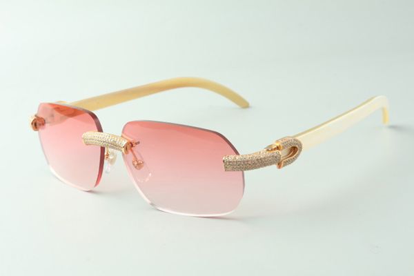 designer micro-paved diamond sunglasses 3524024 with white buffalo horn legs glasses,direct sales, size: 18-140mm, White;black
designer micro-paved diamond sunglasses 3524024 with white buffalo horn legs glasses,direct sales, size: 18-140mm, White;black