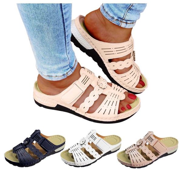 slippers woman sandals summer shoes vintage wedge casual hollow out women female ladies platform retro sandalias plus size, Black
slippers woman sandals summer shoes vintage wedge casual hollow out women female ladies platform retro sandalias plus size, Black
