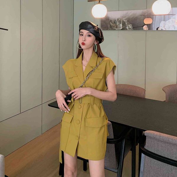 dresses women solid notched breasted sleeveless waist bodycon blazer with belt elegant high stree es z1g9 myq0, Black;gray
dresses women solid notched breasted sleeveless waist bodycon blazer with belt elegant high stree es z1g9 myq0, Black;gray