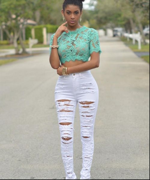 designer women jean denim high waist ripped jeans for skinny black white woman elastic slim female femme 50, Blue
designer women jean denim high waist ripped jeans for skinny black white woman elastic slim female femme 50, Blue