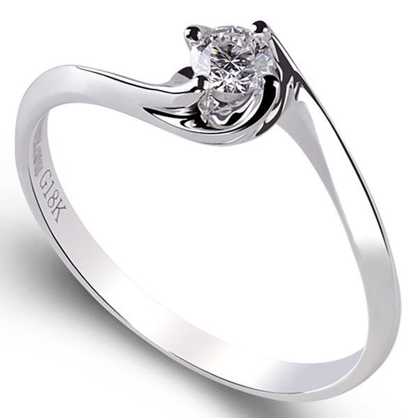 au750 white gold ring women wedding anniversary engagement party round moissanite diamond elegant romantic trendy cluster rings, Golden;silver
au750 white gold ring women wedding anniversary engagement party round moissanite diamond elegant romantic trendy cluster rings, Golden;silver
