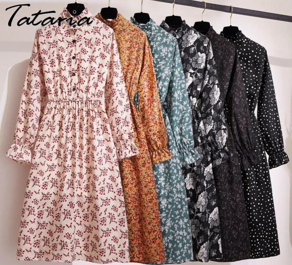 long sleeve dress women cotton vintage floral button shirt summer casual elegant party dresses, Black;gray
long sleeve dress women cotton vintage floral button shirt summer casual elegant party dresses, Black;gray