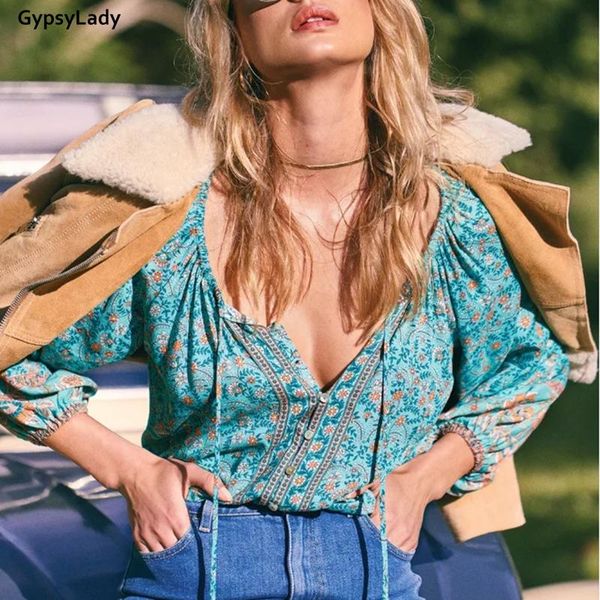 women's blouses & shirts gypsylady vintage floral boho blouse shirt green women casual chic long lantern sleeve button front holiday, White
women's blouses & shirts gypsylady vintage floral boho blouse shirt green women casual chic long lantern sleeve button front holiday, White
