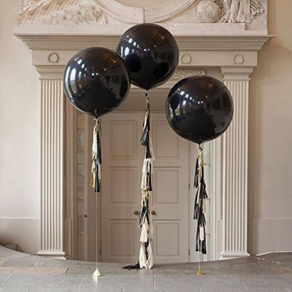 party decoration 1pc black round latex balloons 36 inch 90cm big balloon wedding birthday decorations inflatable air ball
party decoration 1pc black round latex balloons 36 inch 90cm big balloon wedding birthday decorations inflatable air ball