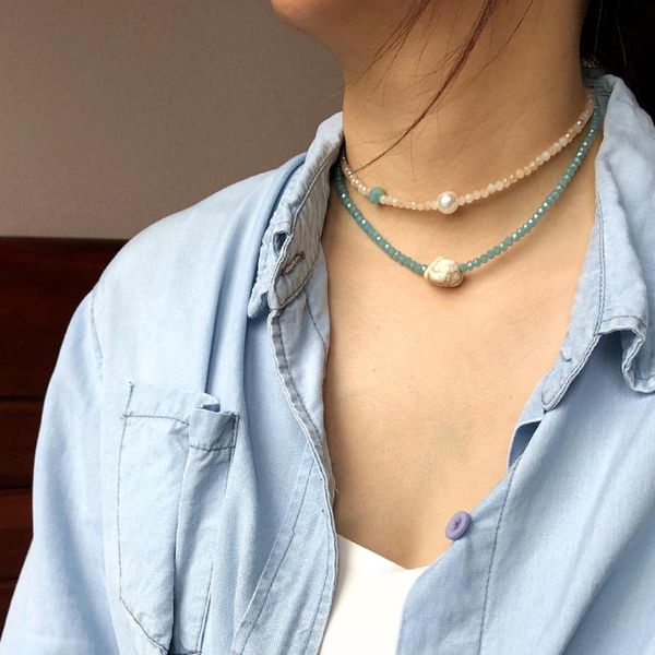 chokers european fashion beach vacation crystal beaded necklace female wild bohemian choker clavicle jewlery for women, Golden;silver
chokers european fashion beach vacation crystal beaded necklace female wild bohemian choker clavicle jewlery for women, Golden;silver