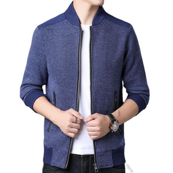 men's sweaters autmn winter knitted cardigan jackets fleece warm sweater coats male zipper casual baseball bomber jacket for men clothi, White;black
men's sweaters autmn winter knitted cardigan jackets fleece warm sweater coats male zipper casual baseball bomber jacket for men clothi, White;black