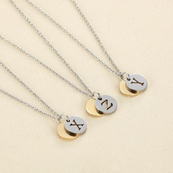 pendant necklaces stainless steel letter a-z 10pcs initial necklace women men jewelry round coin alphabet, Silver
pendant necklaces stainless steel letter a-z 10pcs initial necklace women men jewelry round coin alphabet, Silver