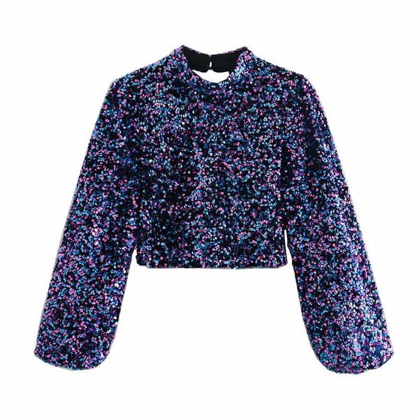 women spring autumn fashion blouses shirts long sleeve backless sequined female casual sweet short clothes blusas women's, White
women spring autumn fashion blouses shirts long sleeve backless sequined female casual sweet short clothes blusas women's, White