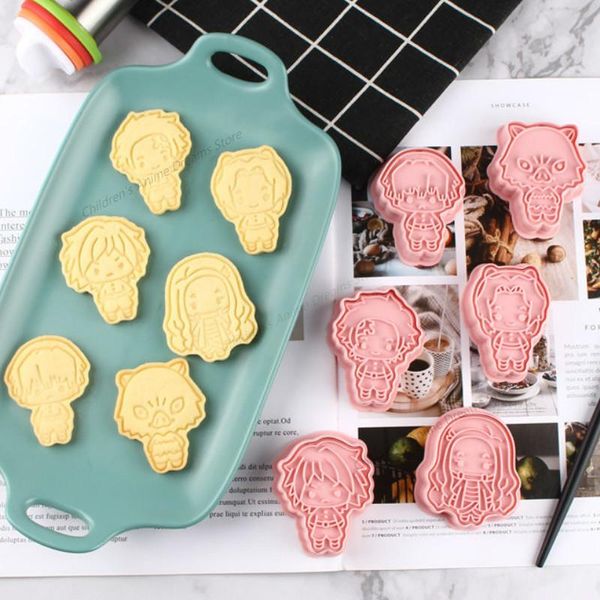 other festive & party supplies 6pcs anime demon slayer cookie cutter set reusable baking tools for cakes plastic stamp home decoration
other festive & party supplies 6pcs anime demon slayer cookie cutter set reusable baking tools for cakes plastic stamp home decoration