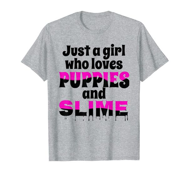 cute puppies and slime shirt for girls who love dogs gift t-shirt, White;black
cute puppies and slime shirt for girls who love dogs gift t-shirt, White;black