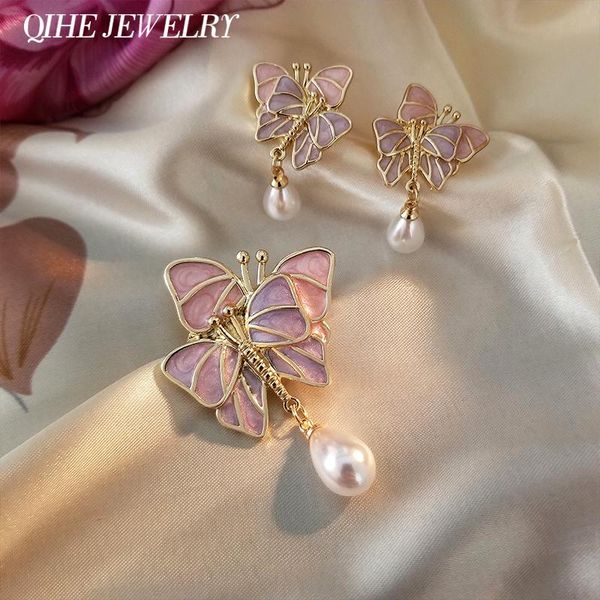 pins, brooches purple butterfly pearl pendant brooch for women gold color plated shell imitation pearls badges collar accessories 2021, Gray
pins, brooches purple butterfly pearl pendant brooch for women gold color plated shell imitation pearls badges collar accessories 2021, Gray