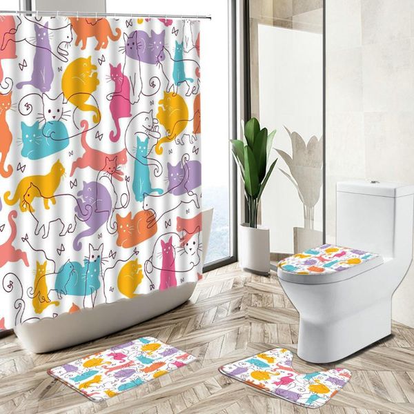 shower curtains cute cartoon cat child room curtain fun dog hand-painted animal bathroom decor non-slip rug toilet lid cover bath mat set
shower curtains cute cartoon cat child room curtain fun dog hand-painted animal bathroom decor non-slip rug toilet lid cover bath mat set