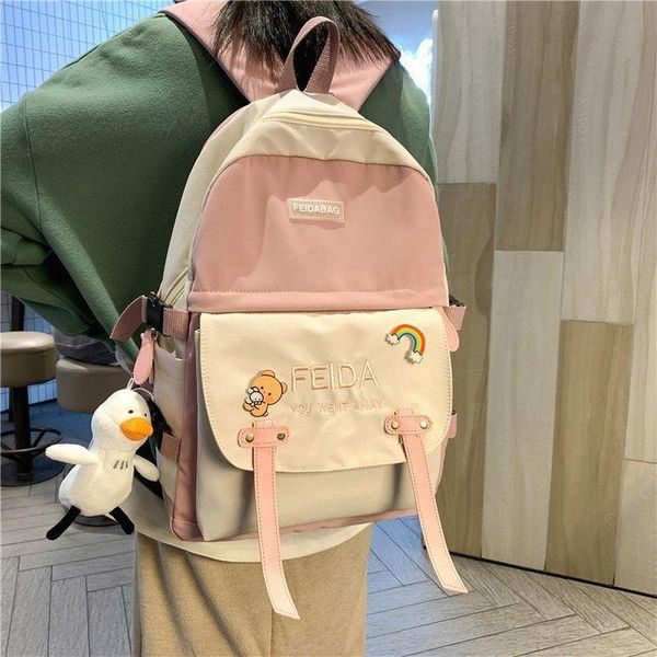 backpack ins schoolbag female korean sweet middle school students junior high harajuku ulzzang college student 
backpack ins schoolbag female korean sweet middle school students junior high harajuku ulzzang college student