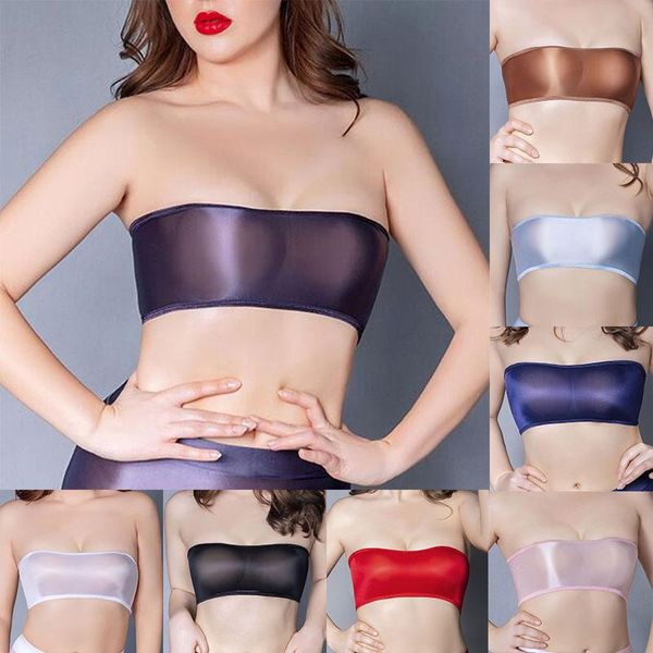 bustiers & corsets plus size seamless satin tube bra crop removable padded stretchy bandeau boob underwear, Black;white
bustiers & corsets plus size seamless satin tube bra crop removable padded stretchy bandeau boob underwear, Black;white