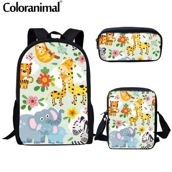 backpack coloranimal cute animal family cartoon pattern teen kids school bag 3pcs set with pencil for children book mochilas
backpack coloranimal cute animal family cartoon pattern teen kids school bag 3pcs set with pencil for children book mochilas