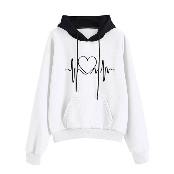women's hoodies & sweatshirts hoodie electrocar diogram print women long sleeve pullover sweatshirt sudaderas con capucha fashion r5, Black
women's hoodies & sweatshirts hoodie electrocar diogram print women long sleeve pullover sweatshirt sudaderas con capucha fashion r5, Black