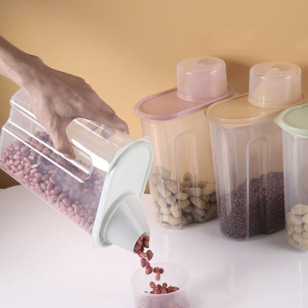 storage bottles & jars kitchen sugar sealed tank large box household grains bean rice bucket with measure cup cover lid
storage bottles & jars kitchen sugar sealed tank large box household grains bean rice bucket with measure cup cover lid