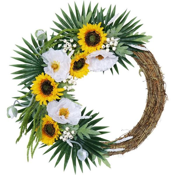 novelty items artificial sunflower wreath, autumn fall wreath for front door wall window wedding party farmhouse home decor
novelty items artificial sunflower wreath, autumn fall wreath for front door wall window wedding party farmhouse home decor