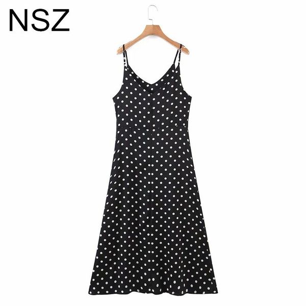 casual dresses nsz women polka dot print summer long maxi dress sleeveless v neck spaghetti strap cami sundress, Black;gray
casual dresses nsz women polka dot print summer long maxi dress sleeveless v neck spaghetti strap cami sundress, Black;gray