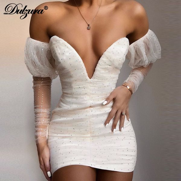 bling glitter sequin mesh patchwork women puff sleeve mini dress v neck off shoulder elegant bodycon party club, Black;white
bling glitter sequin mesh patchwork women puff sleeve mini dress v neck off shoulder elegant bodycon party club, Black;white