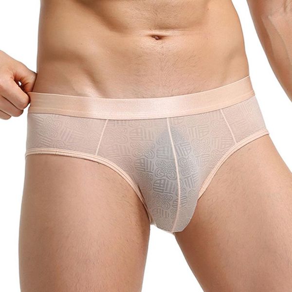 underpants super soft comfortable underwear ice silk sheer transparent mesh men's briefs printed shorts exotic low-waist, Black;white
underpants super soft comfortable underwear ice silk sheer transparent mesh men's briefs printed shorts exotic low-waist, Black;white