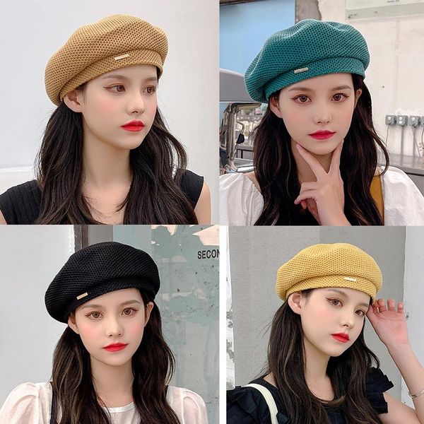 berets women's summer hat, linen beret korean version british retro, hat for women, net cap women 2021, Blue;gray
berets women's summer hat, linen beret korean version british retro, hat for women, net cap women 2021, Blue;gray
