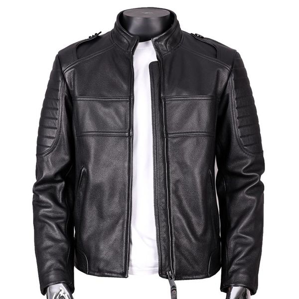 men's leather & faux 2021 black stand collar motorcycle style genuine jacket men plus size 3xl real natural cowhide autumn slim fit coa
men's leather & faux 2021 black stand collar motorcycle style genuine jacket men plus size 3xl real natural cowhide autumn slim fit coa