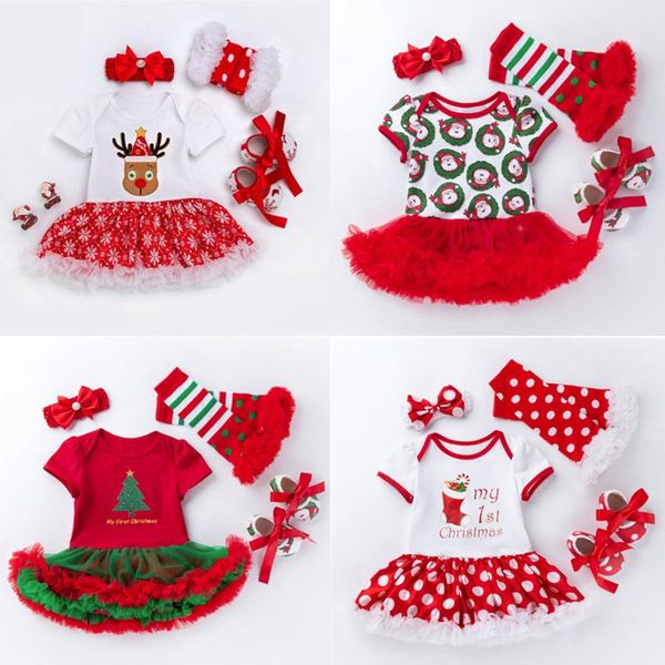 clothing sets baby girl clothes 4pcs cute cotton rompers tutu shoes headband born first christmas outfits, White
clothing sets baby girl clothes 4pcs cute cotton rompers tutu shoes headband born first christmas outfits, White