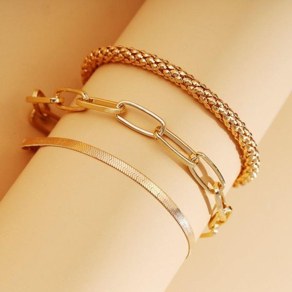 origin summer delicate multilayer gold color mix chunky chain charm bracelet for women high street metal party jewelry wholesale bracelets, Golden;silver
origin summer delicate multilayer gold color mix chunky chain charm bracelet for women high street metal party jewelry wholesale bracelets, Golden;silver