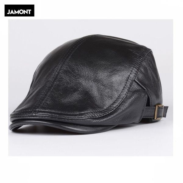 berets original jamont men beret hat flat cap 100% sheep leather autumn winter male brown adjustable gatsby mens caps gorras, Blue;gray
berets original jamont men beret hat flat cap 100% sheep leather autumn winter male brown adjustable gatsby mens caps gorras, Blue;gray