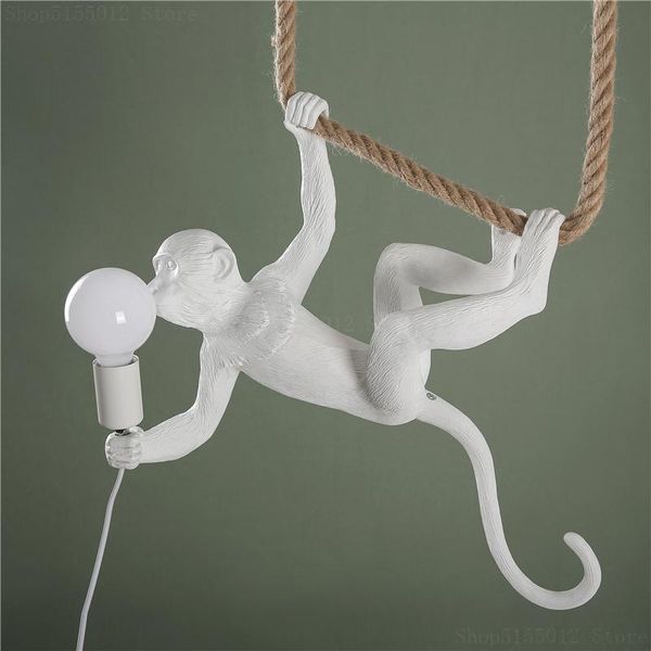 pendant lamps modern black white animal lights monkey lamp resin rope hanging living room light indoor
pendant lamps modern black white animal lights monkey lamp resin rope hanging living room light indoor