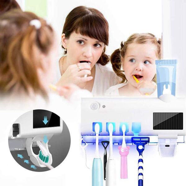 toothbrush holders electric wall-mounted bathroom toothpaste dispenser solar power rechargement organizer
toothbrush holders electric wall-mounted bathroom toothpaste dispenser solar power rechargement organizer