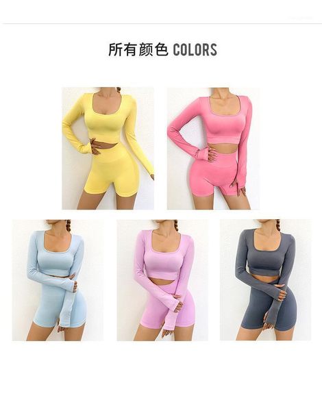 cross border nude yoga suit women's running fitness long sleeve hip raising shorts two piece set in summer men's tracksuits, Gray
cross border nude yoga suit women's running fitness long sleeve hip raising shorts two piece set in summer men's tracksuits, Gray