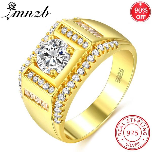 cluster rings lmnzb luxury men engagement ring 925 solid silver 7mm cz zircon fashion gold color fine jewelry for kr0117, Golden;silver
cluster rings lmnzb luxury men engagement ring 925 solid silver 7mm cz zircon fashion gold color fine jewelry for kr0117, Golden;silver