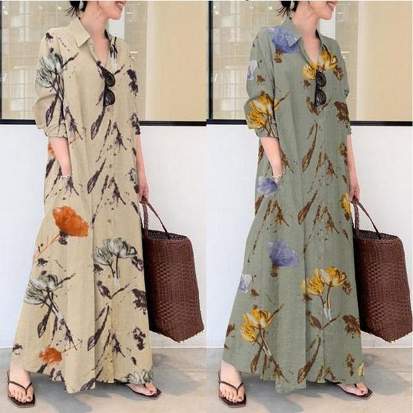 maternity dresses 2021 pregnant women's dress dark grid printing retro long sleeve shirt swing, White
maternity dresses 2021 pregnant women's dress dark grid printing retro long sleeve shirt swing, White