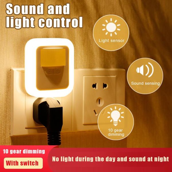 sound light control sensor smart home night plug-in motion wall lamp stair closet ultra-low power cabinet
sound light control sensor smart home night plug-in motion wall lamp stair closet ultra-low power cabinet