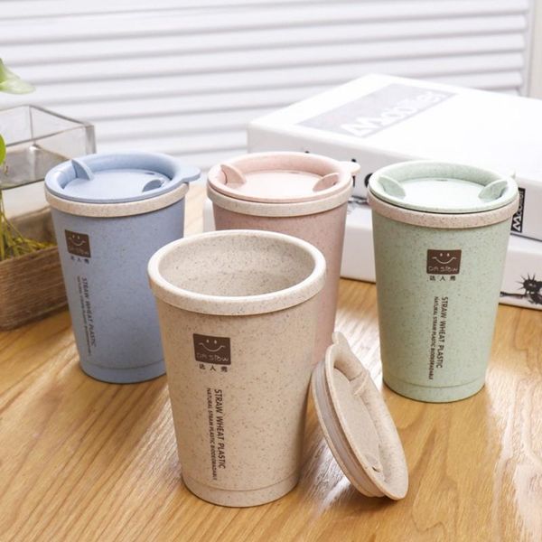 mugs 280ml double-wall insulation eco-friendly wheat fiber straw coffee cup,travel mug leakproof gift
mugs 280ml double-wall insulation eco-friendly wheat fiber straw coffee cup,travel mug leakproof gift
